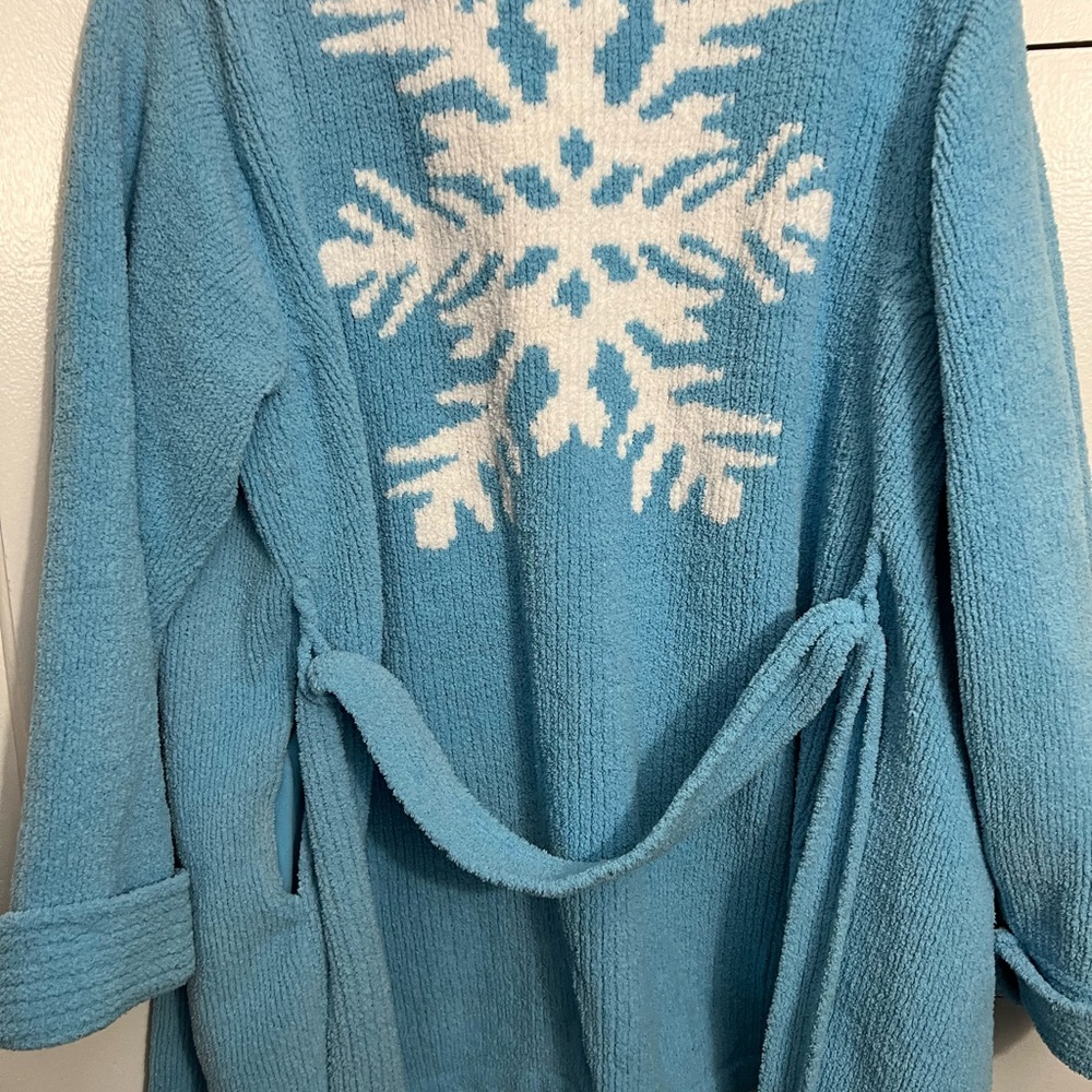 Blue Snowflake Victorias Secret Bath Robe